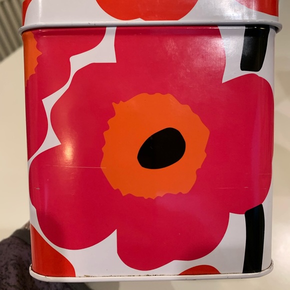 MARIMEKKO tin container with lid, Unikko - Picture 3 of 13